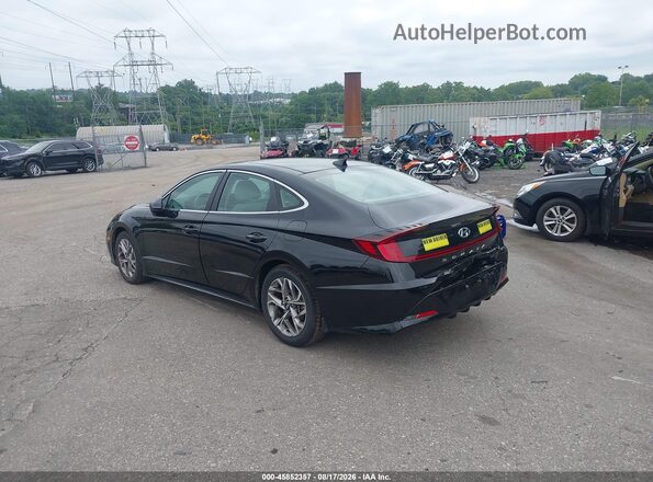 5NPEF4JA3MH079823 2021 HYUNDAI SONATA Black Tył lewy