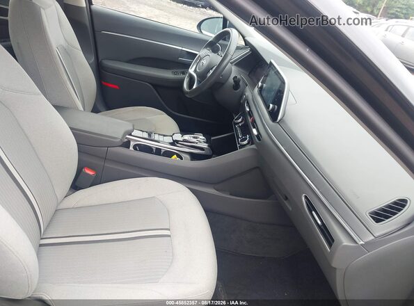 5NPEF4JA3MH079823 2021 HYUNDAI SONATA Black Widok wnętrza z przodu