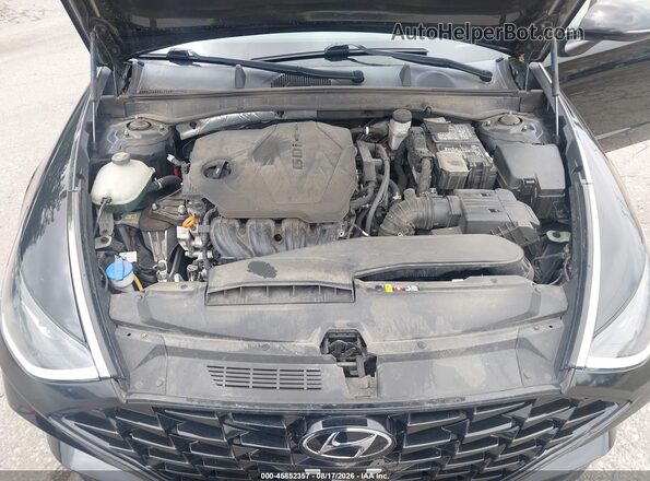 5NPEF4JA3MH079823 2021 HYUNDAI SONATA Black Widok z tyłu
