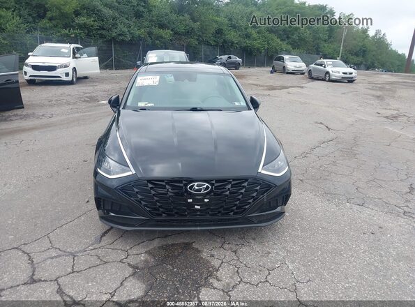 5NPEF4JA3MH079823 2021 HYUNDAI SONATA Black Widok zestawu wskaźników