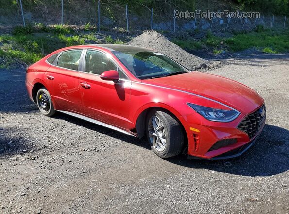 5NPEF4JA4LH001436 2020 HYUNDAI SONATA Red Առջևի աջ