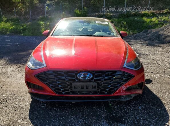 5NPEF4JA4LH001436 2020 HYUNDAI SONATA Red Դիմացի տեսք