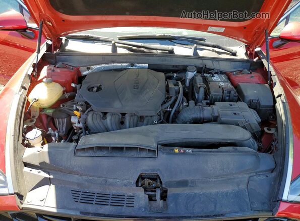 5NPEF4JA4LH001436 2020 HYUNDAI SONATA Red Սալոնի հետևի տեսք