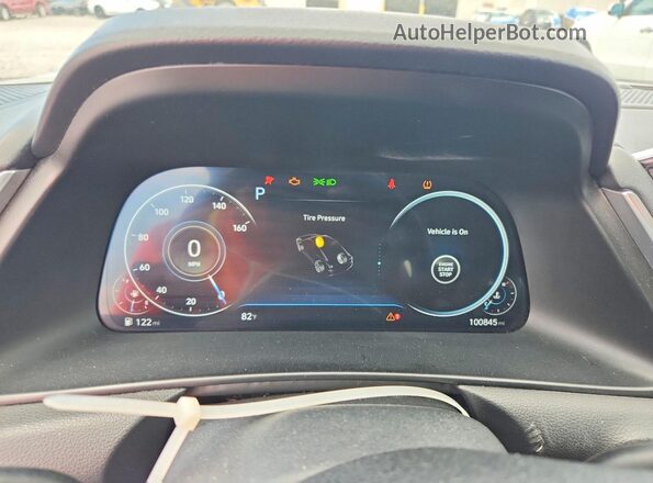 5NPEF4JA4LH022061 2020 HYUNDAI SONATA White Вид щитка приладів