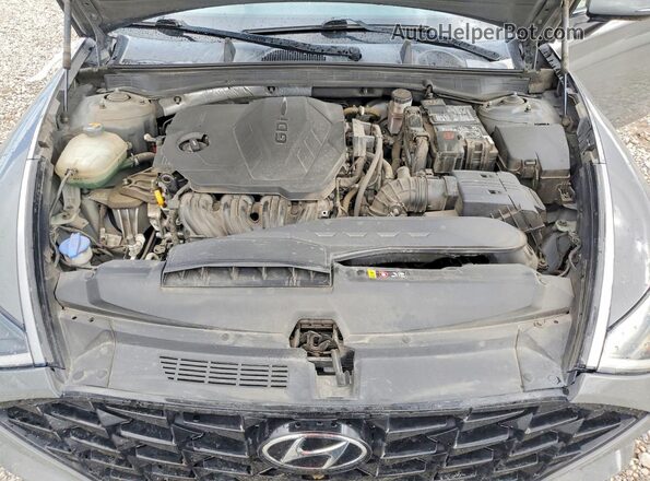 5NPEF4JA4MH063937 2021 HYUNDAI SONATA Charcoal Вид задньої частини салону