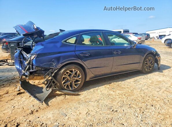 5NPEF4JA4MH105295 2021 HYUNDAI SONATA Blue უკანა მარჯვენა