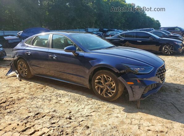 5NPEF4JA4MH105295 2021 HYUNDAI SONATA Blue წინა მარჯვენა