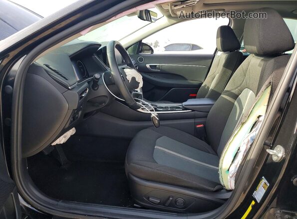 5NPEF4JA4MH114269 2021 HYUNDAI SONATA Black Вид салону спереду