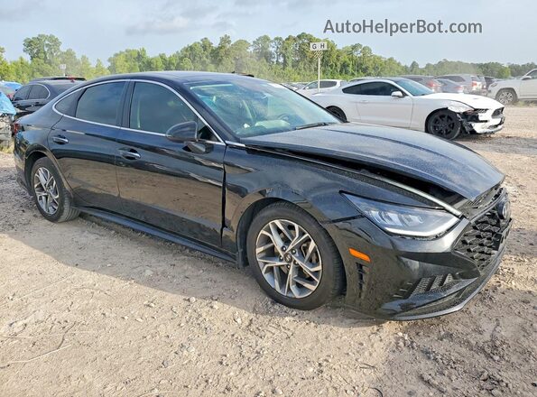 5NPEF4JA4MH114269 2021 HYUNDAI SONATA Black Передня права чверть