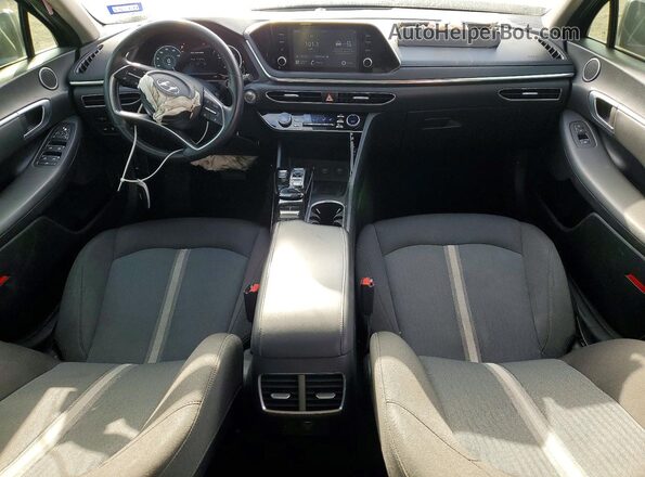 5NPEF4JA4MH114269 2021 HYUNDAI SONATA Black Вид панелі приладів