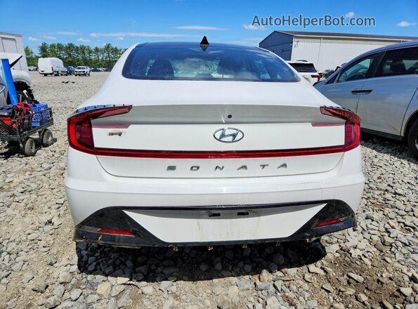 5NPEF4JA5MH095229 2021 HYUNDAI SONATA White Հետևի տեսք