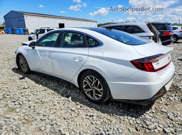 5NPEF4JA5MH095229 2021 HYUNDAI SONATA White Հետևի ձախ