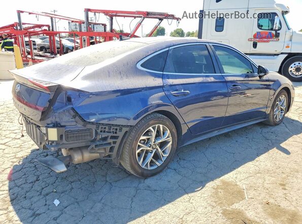 5NPEF4JA6LH036057 2020 HYUNDAI SONATA Blue Tył prawy