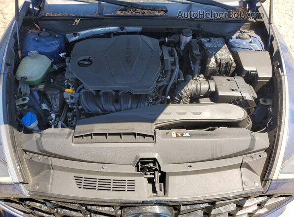 5NPEF4JA6LH036057 2020 HYUNDAI SONATA Blue Widok wnętrza z tyłu