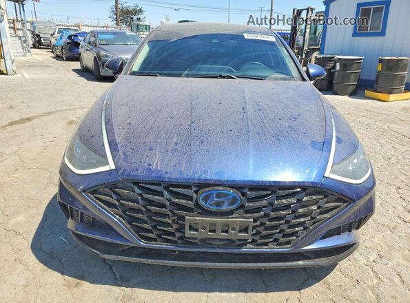 5NPEF4JA6LH036057 2020 HYUNDAI SONATA Blue Widok z przodu