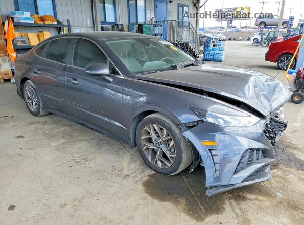 5NPEF4JA7LH043518 2020 HYUNDAI SONATA Серый Передняя правая четверть