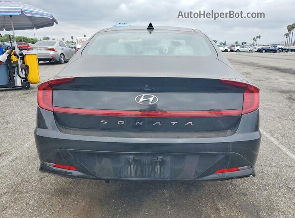 5NPEF4JA8LH028154 2020 HYUNDAI SONATA Black Вид ззаду