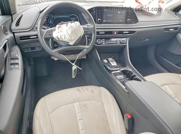 5NPEF4JA8LH028154 2020 HYUNDAI SONATA Black Вид панелі приладів