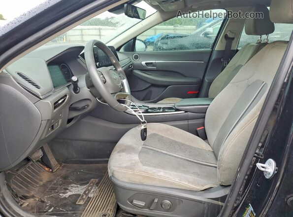 5NPEF4JA8LH053359 2020 HYUNDAI SONATA Black Front interior view