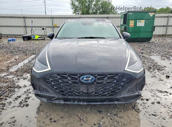 5NPEF4JA8LH053359 2020 HYUNDAI SONATA Black Front view