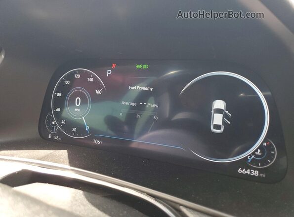 5NPEF4JA8LH060747 2020 HYUNDAI SONATA Silver Vista del cuadro de instrumentos