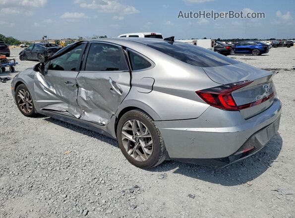 5NPEF4JA8LH060747 2020 HYUNDAI SONATA Silver Trasero izquierdo
