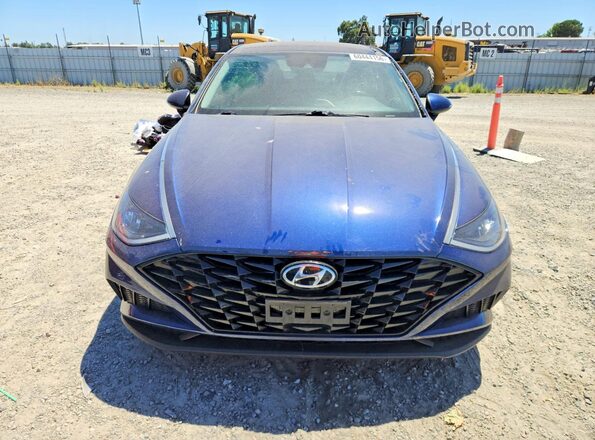 5NPEF4JA8MH080613 2021 HYUNDAI SONATA Blue Դիմացի տեսք