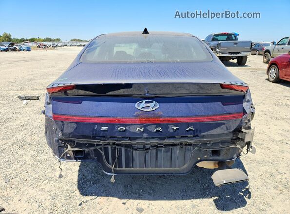 5NPEF4JA8MH080613 2021 HYUNDAI SONATA Blue Հետևի տեսք