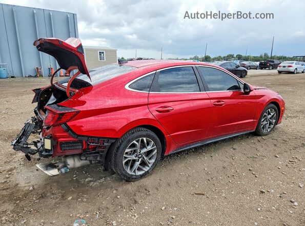 5NPEF4JA9LH056772 2020 HYUNDAI SONATA Red Rear right