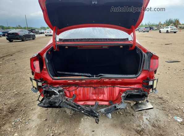 5NPEF4JA9LH056772 2020 HYUNDAI SONATA Red Rear view