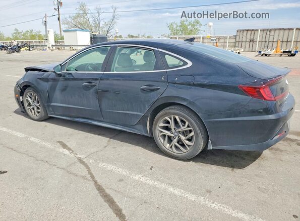 5NPEF4JA9MH082225 2021 HYUNDAI SONATA Black Trasero izquierdo