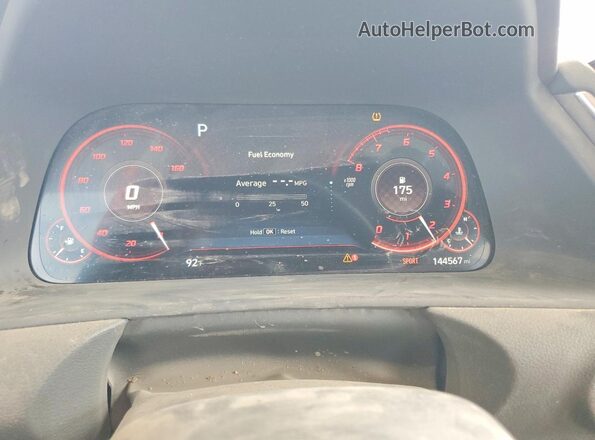 5NPEF4JA9MH082225 2021 HYUNDAI SONATA Black Vista del cuadro de instrumentos