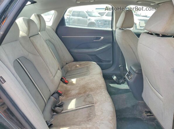 5NPEF4JA9MH082225 2021 HYUNDAI SONATA Black Vista de los asientos traseros