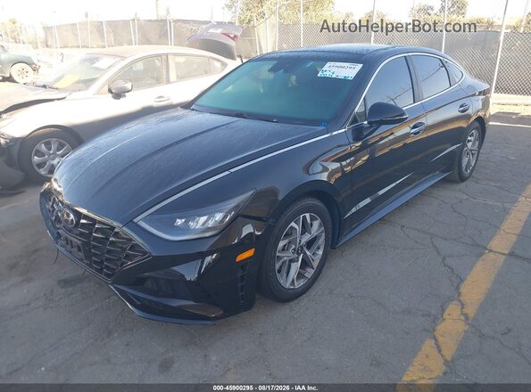 5NPEF4JA9MH096089 2021 HYUNDAI SONATA Black Przód lewy