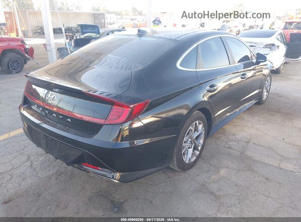 5NPEF4JA9MH096089 2021 HYUNDAI SONATA Black Tył prawy
