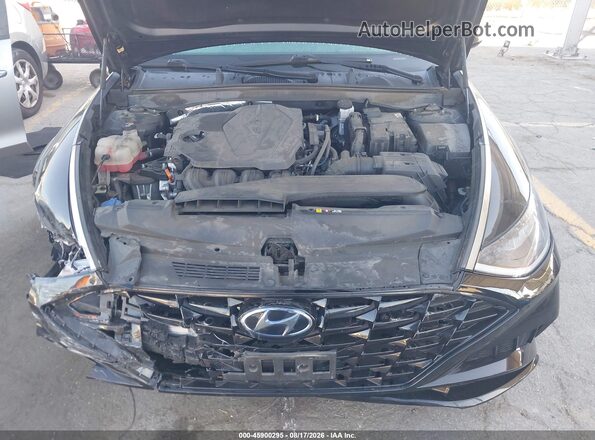 5NPEF4JA9MH096089 2021 HYUNDAI SONATA Black Widok z tyłu