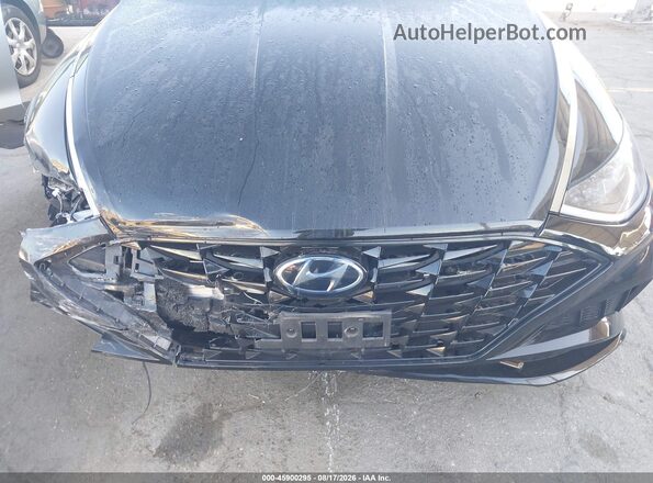 5NPEF4JA9MH096089 2021 HYUNDAI SONATA Black Widok z przodu