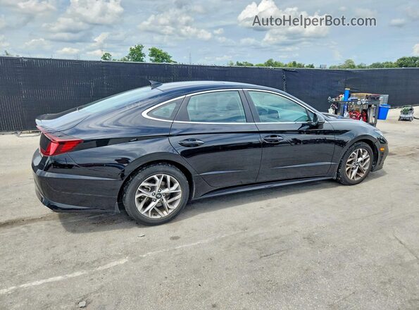5NPEF4JA9MH096545 2021 HYUNDAI SONATA Black Tył prawy
