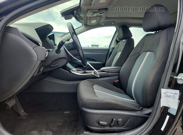 5NPEF4JA9MH096545 2021 HYUNDAI SONATA Black Widok wnętrza z przodu