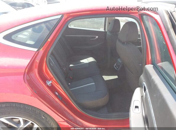5NPEF4JA9MH108953 2021 HYUNDAI SONATA Red Vista de la etiqueta del VIN