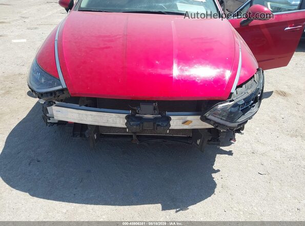 5NPEF4JA9MH108953 2021 HYUNDAI SONATA Red Vista frontal