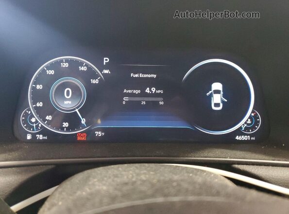 5NPEF4JAXMH082962 2021 HYUNDAI SONATA Серебряный Вид щитка приборов