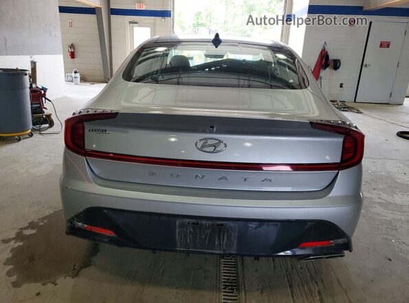 5NPEF4JAXMH082962 2021 HYUNDAI SONATA Серебряный Вид сзади