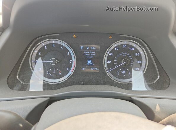 5NPEG4JA0LH051537 2020 HYUNDAI SONATA Red Vista del cuadro de instrumentos