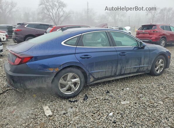 5NPEG4JA1MH126506 2021 HYUNDAI SONATA Blue Задня права чверть