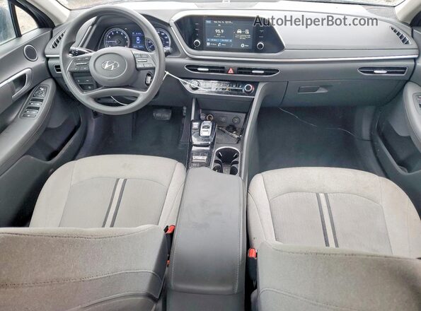 5NPEG4JA1MH126506 2021 HYUNDAI SONATA Blue Вид панелі приладів