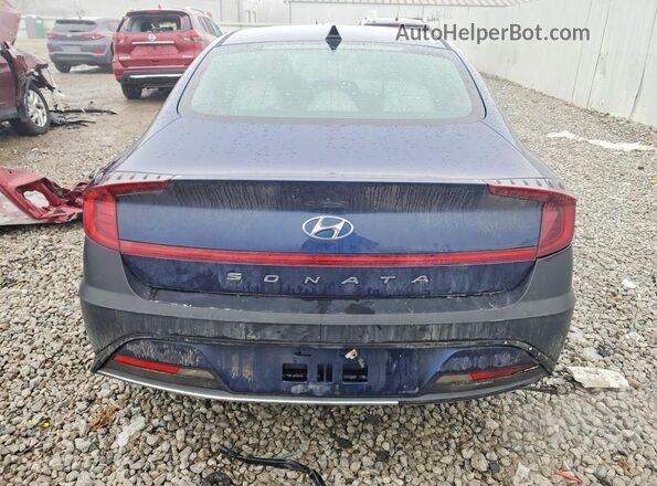 5NPEG4JA1MH126506 2021 HYUNDAI SONATA Blue Вид ззаду
