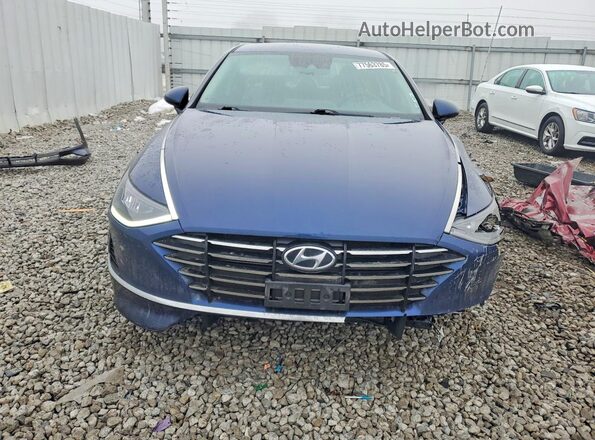 5NPEG4JA1MH126506 2021 HYUNDAI SONATA Blue Вид спереду