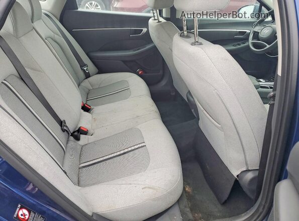 5NPEG4JA1MH126506 2021 HYUNDAI SONATA Blue Вид задніх сидінь
