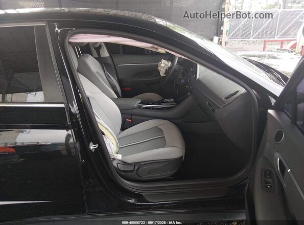 5NPEG4JA1NH149303 2022 HYUNDAI SONATA Black წინა სალონის ხედი